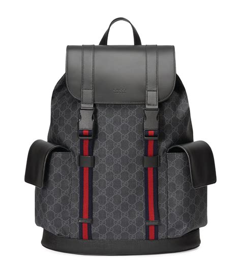 black gucci backpacks